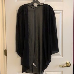 Urban Outfitters sheer black kimono